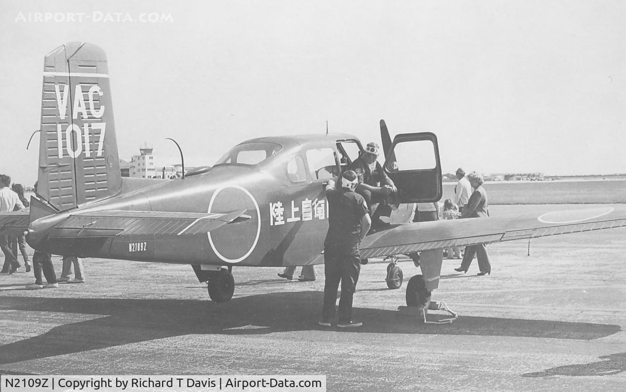 N2109Z, 1956 Fuji LM-1 C/N 21017, 1956 Fuji LM1 at Patrick AFB Fla.  Nov. 1983