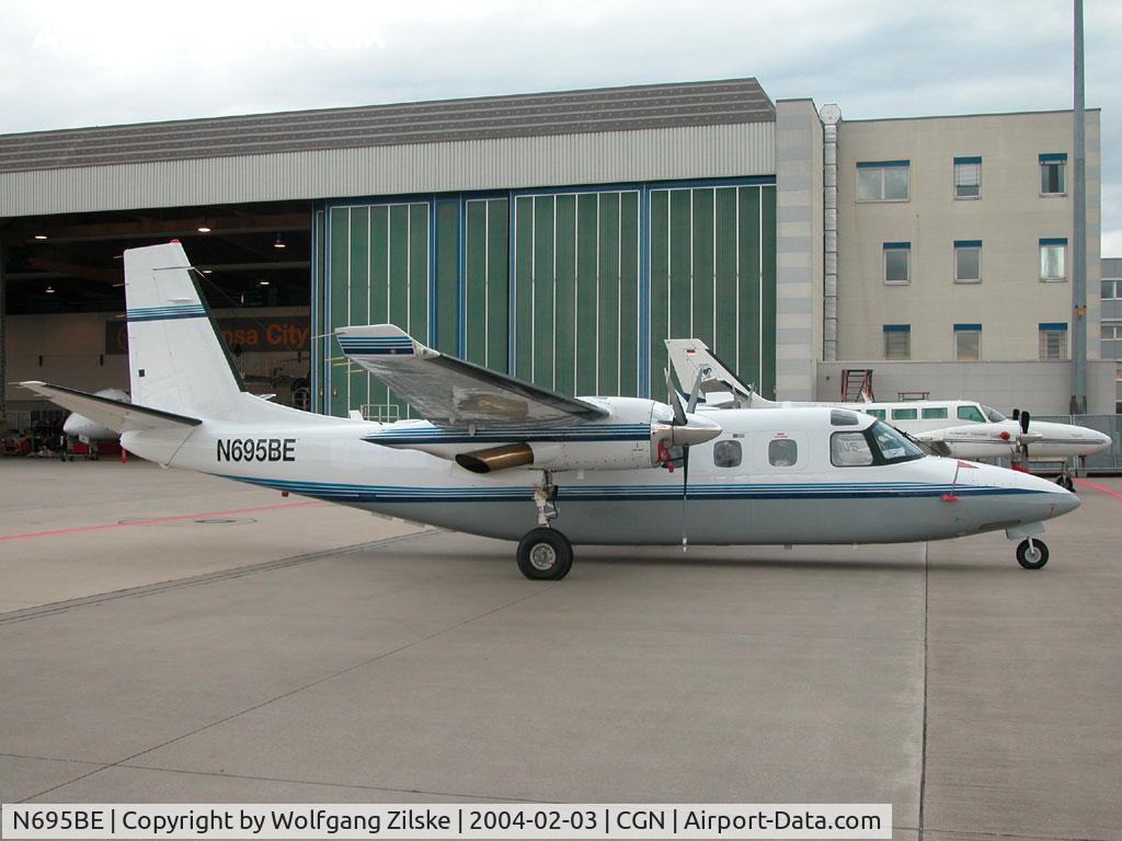 N695BE, 1986 Gulfstream Aerospace 695B Jetprop 1000B C/N 96208, rare visitor