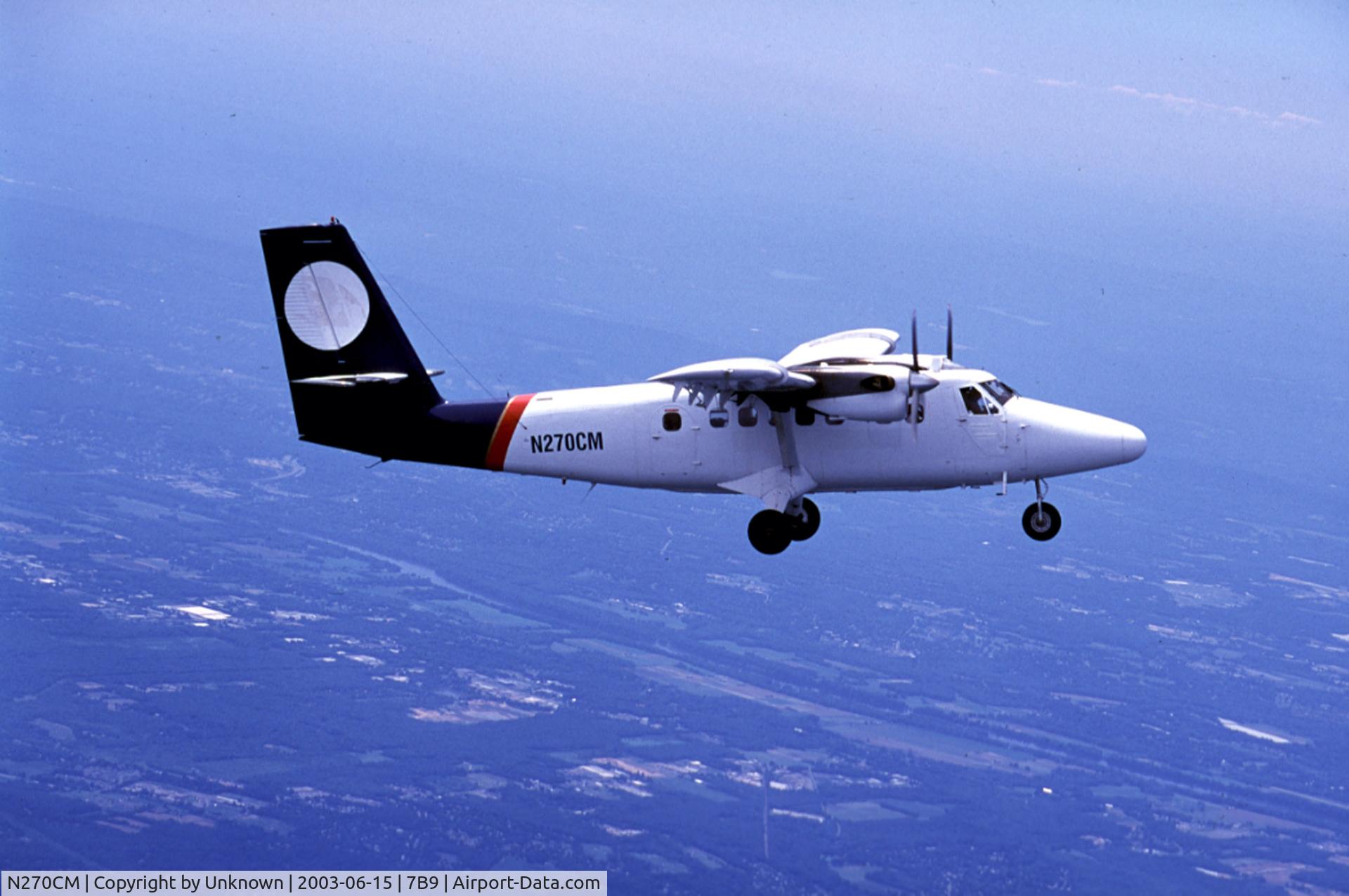 N270CM, 1969 De Havilland Canada DHC-6-300 Twin Otter C/N 270, Jump Run at Connecticut Parachutists