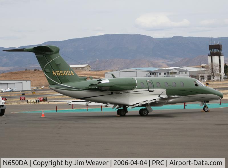 N650DA, 1986 Cessna 650 C/N 650-0114, Photographed at Prescott, AZ