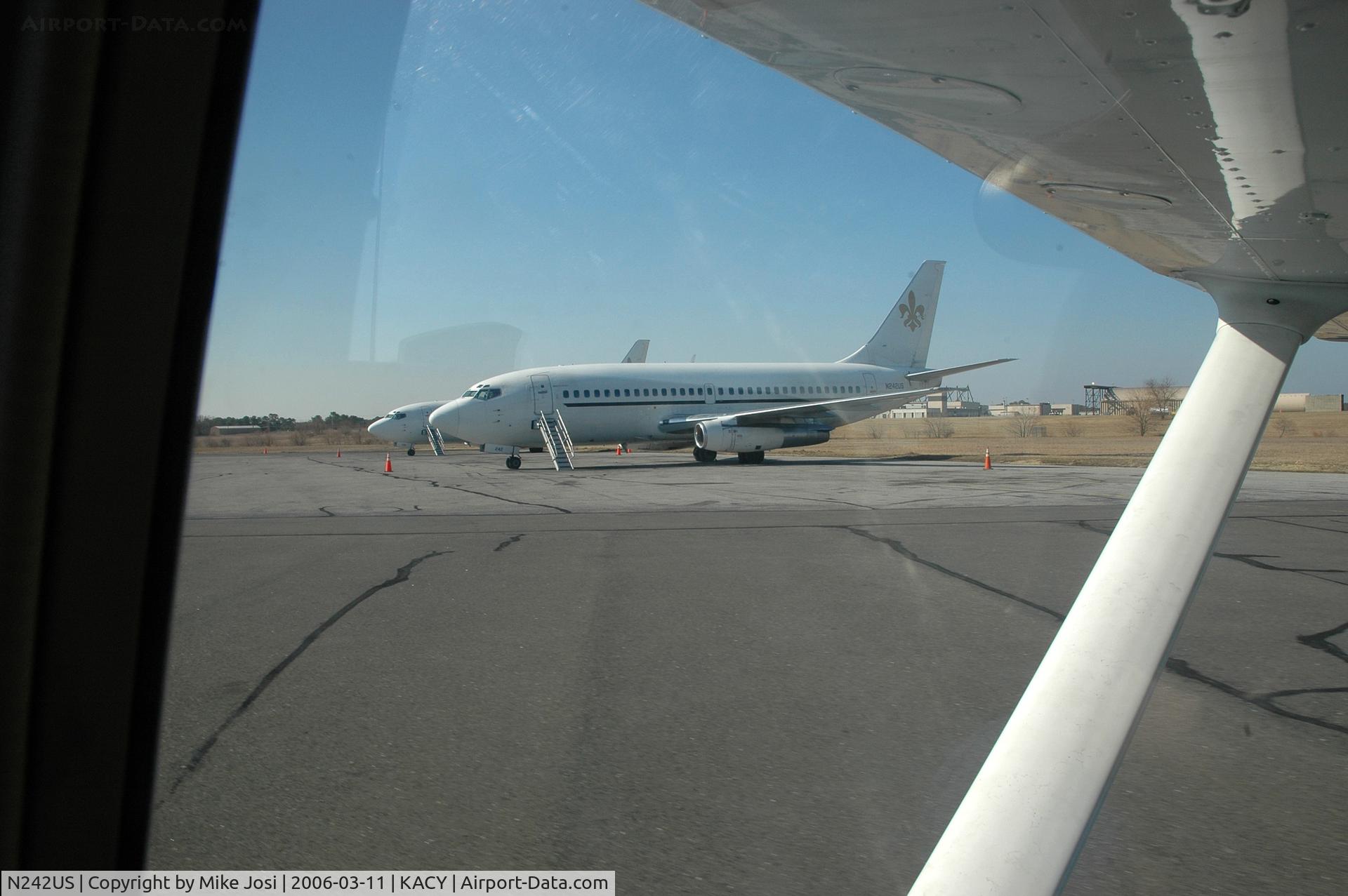 N242US, 1981 Boeing 737-201 C/N 22444, at Altlantic City's International (KACY)