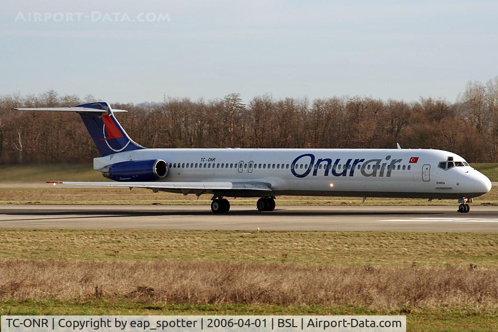 TC-ONR, 1997 McDonnell Douglas MD-88 C/N 53550, Departing on rwy 16 to Antalya