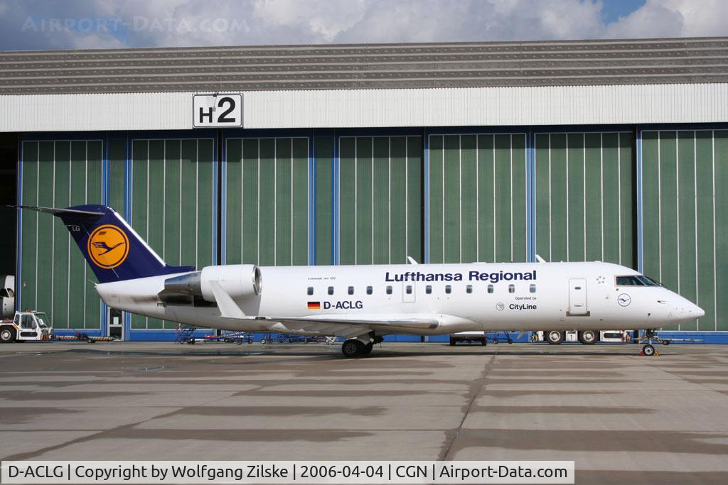 D-ACLG, Canadair CRJ-100LR (CL-600-2B19) C/N 7016, In front of Cityline Hangar
