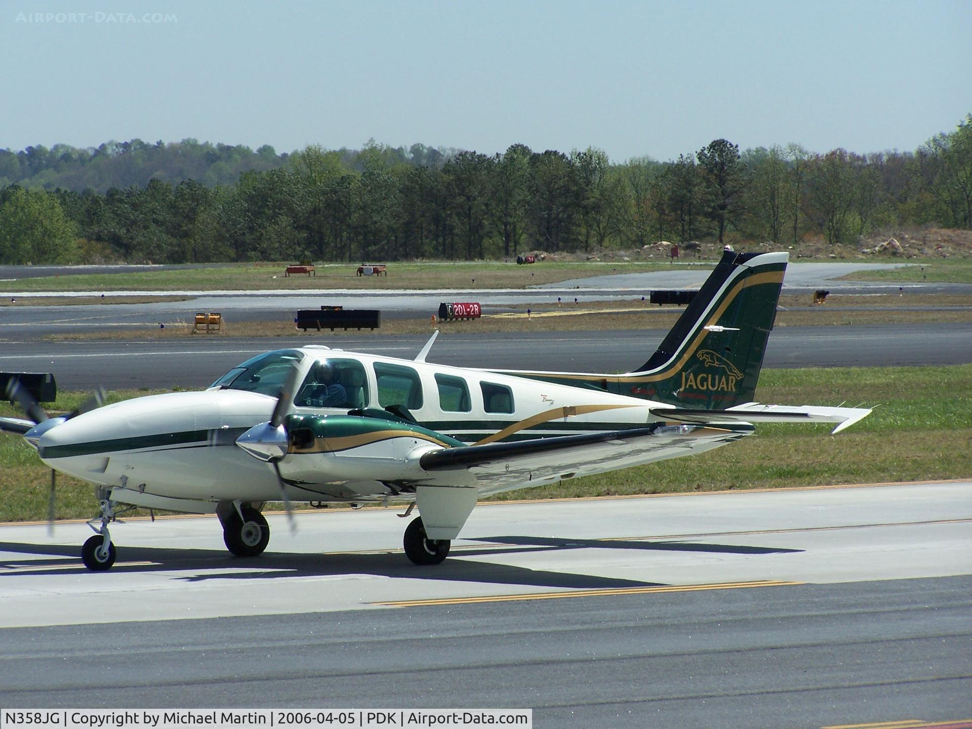 N358JG, 1999 Raytheon Aircraft Company 58 C/N TH-1906, Jaguar in Atlanta