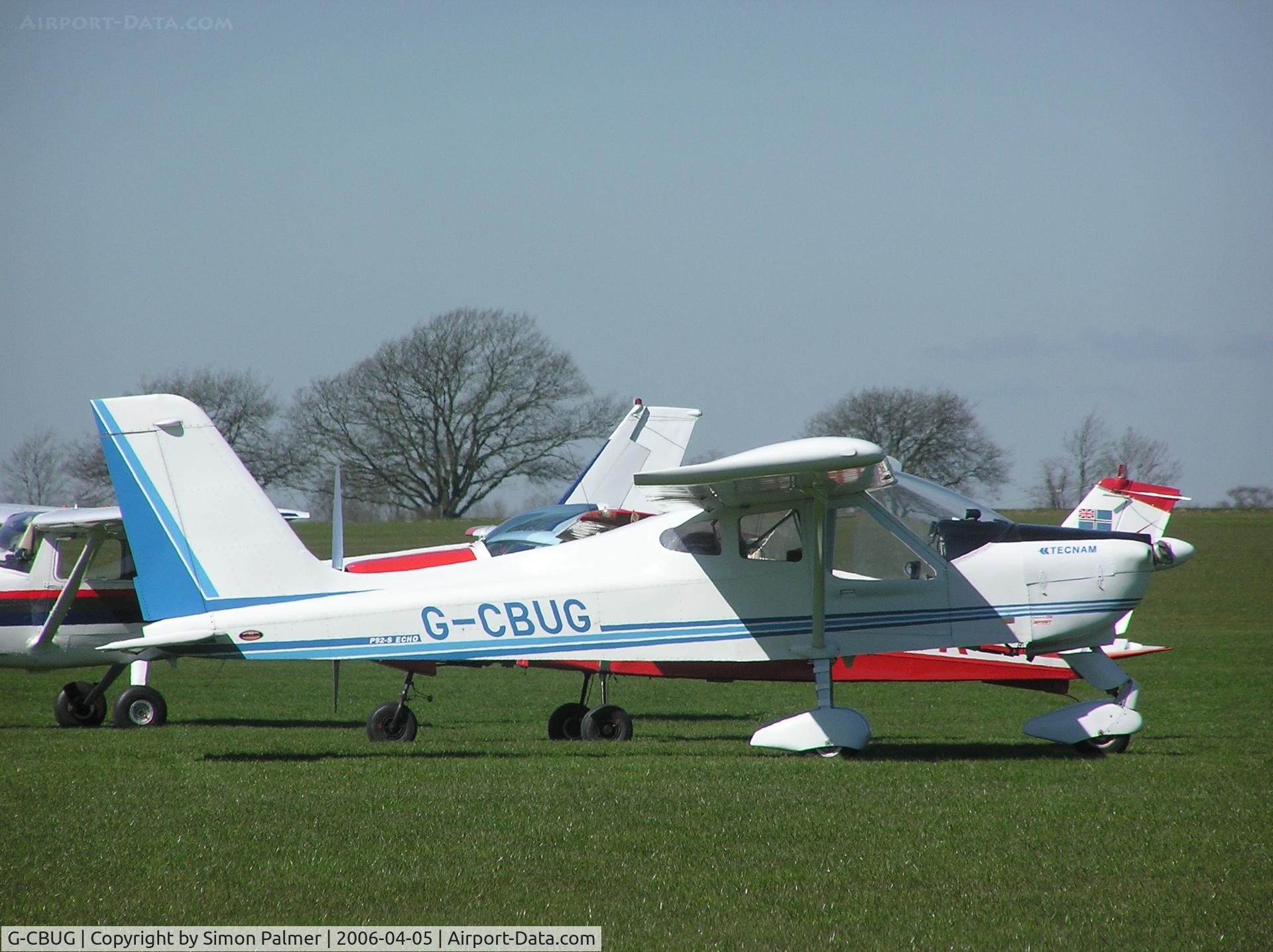 G-CBUG, 2002 Tecnam P-92EM Echo C/N PFA 318-13662, Tecnam P92 at Sywell