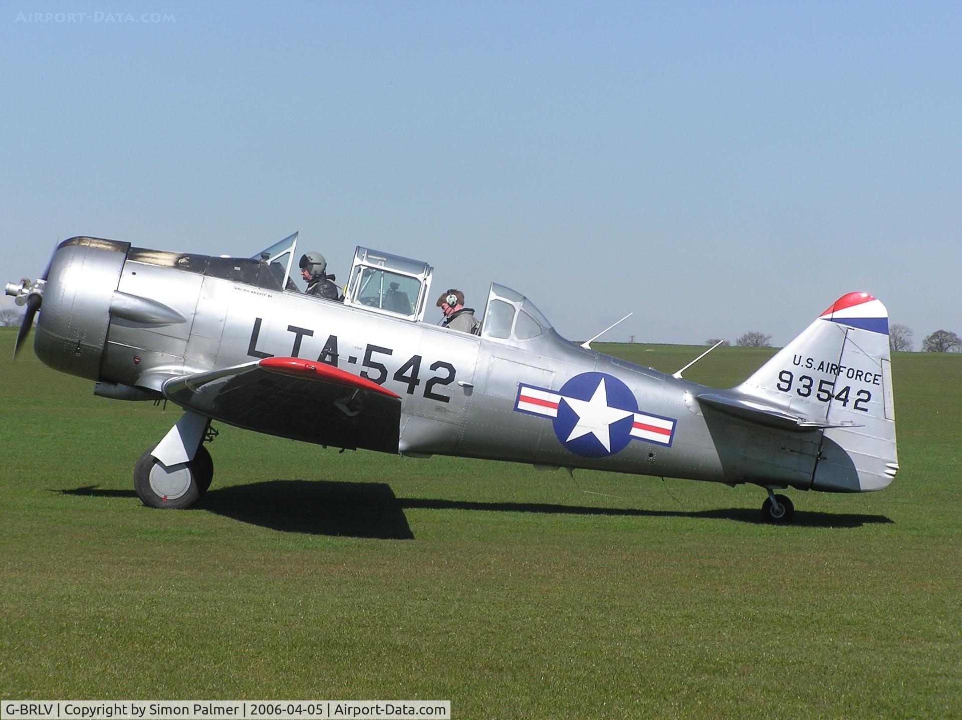 G-BRLV, 1954 Canadian Car & Foundry T-6 Harvard Mk.4 C/N CCF4-194, Harvard at Sywell