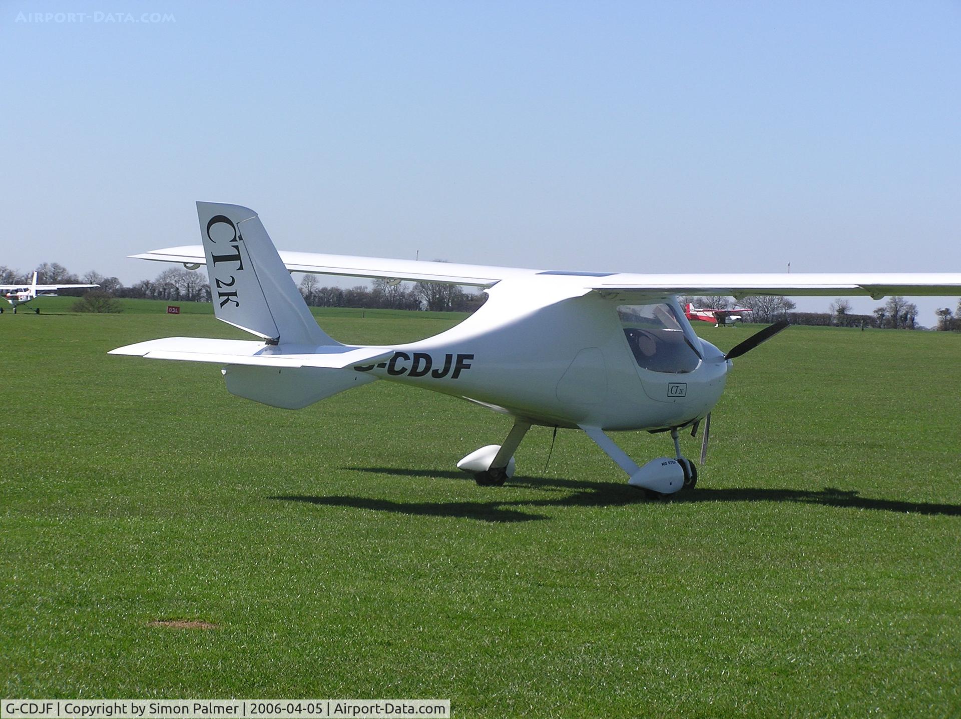 G-CDJF, 2005 Flight Design CT2K C/N 8104, CT2K at Sywell