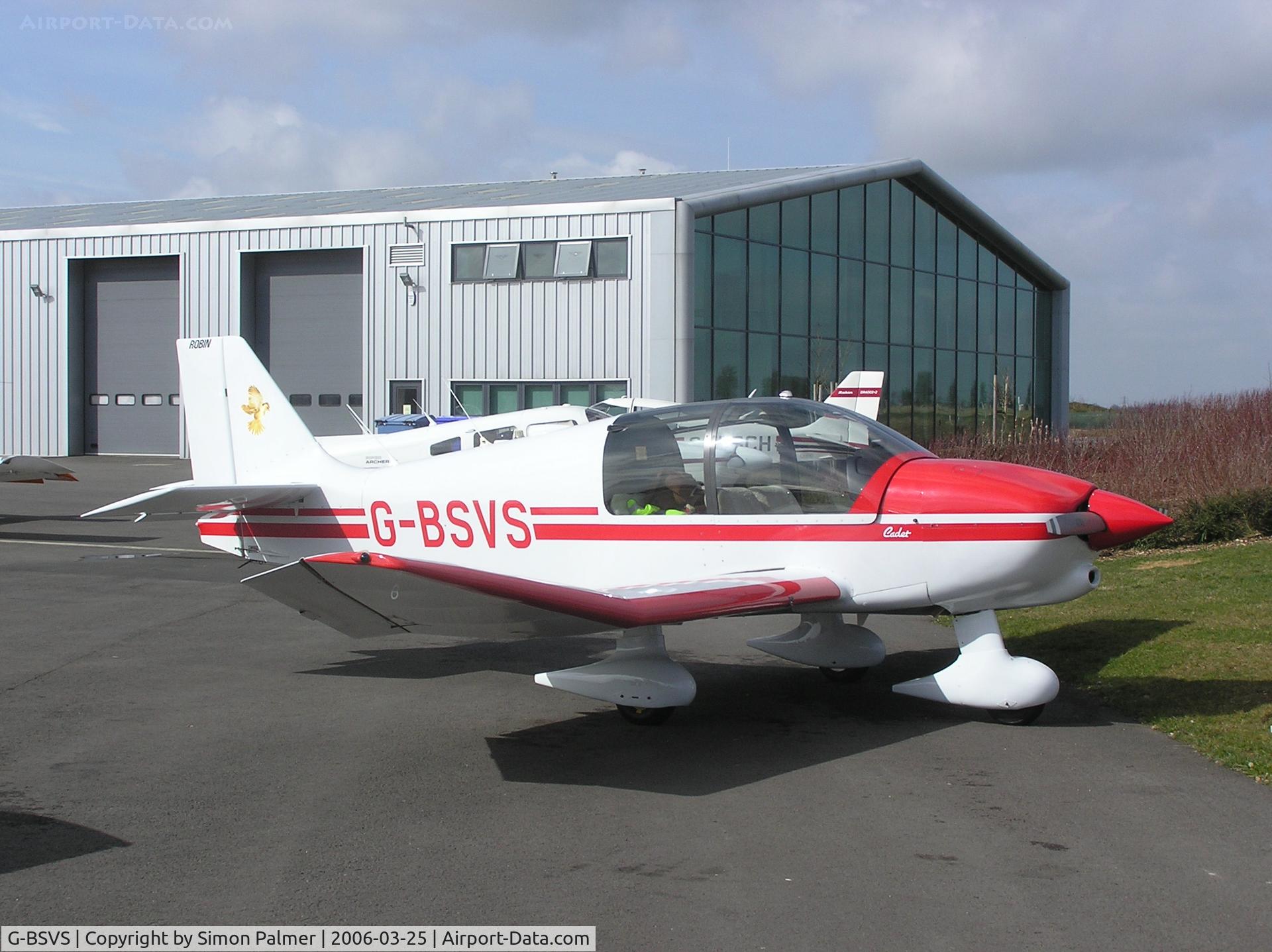 G-BSVS, 1990 Robin DR-400-100 Cadet Cadet C/N 2017, Robin DR400 Cadet at Turweston