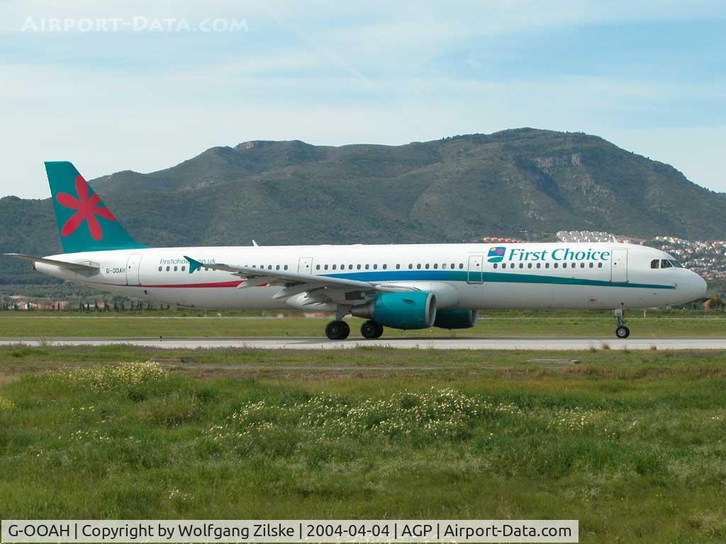 G-OOAH, 1998 Airbus A321-211 C/N 781, charterflight