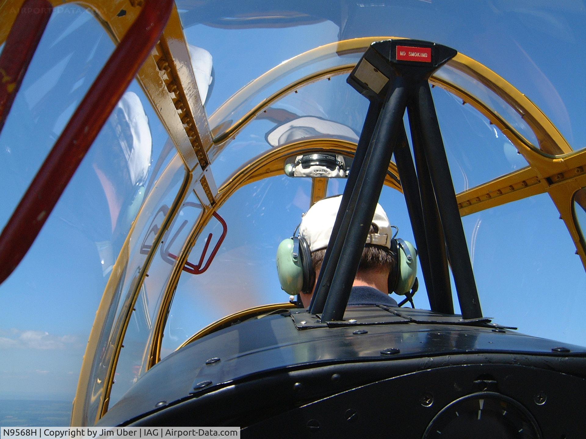N9568H, 1943 Fairchild M-62A-3 Cornell II C/N FT636, Inside 68H over the Finger Lakes, enroute IAG