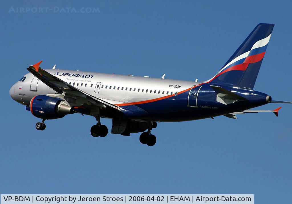 VP-BDM, 2003 Airbus A319-111 C/N 2069, Replacing the Russian built aircraft