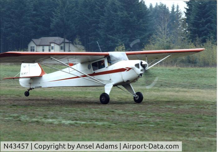 N43457, 1946 Taylorcraft BC12-D C/N 7116, 1946 Taylorcraft