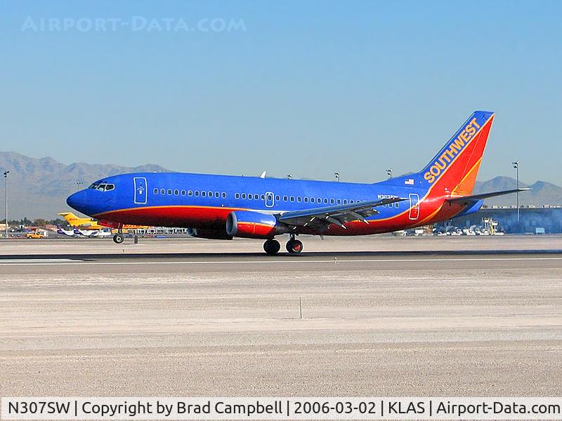 N307SW, 1985 Boeing 737-3H4 C/N 22947, Southwest Airlines / 1985 Boeing 737-3H4
