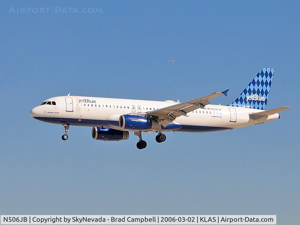 N506JB, 2000 Airbus A320-232 C/N 1235, jetBlue Airways - 'Wild Blue Yonder' / 2000 Airbus Industrie A320-232