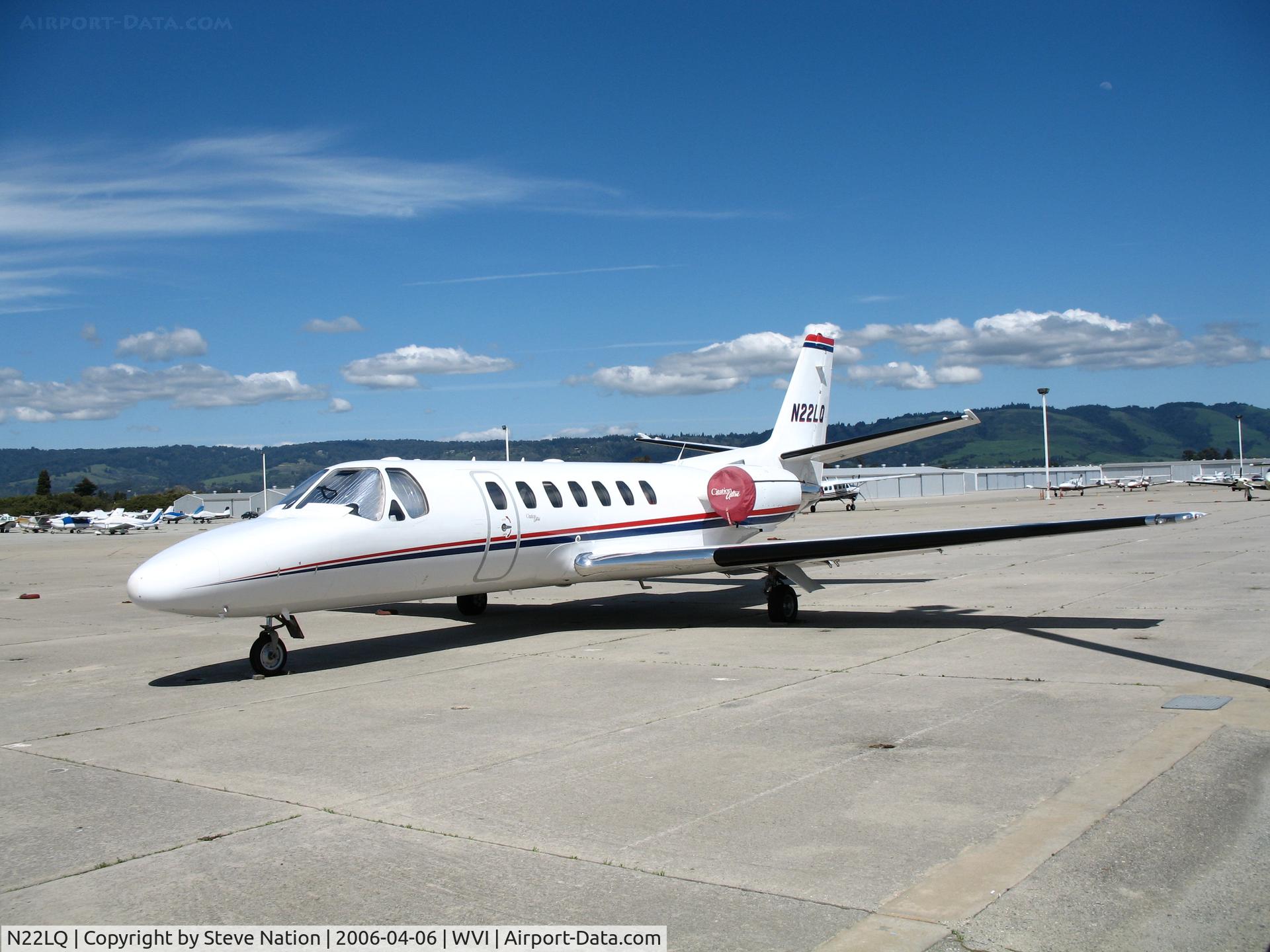 N22LQ, 1999 Cessna 560 C/N 560-0521, GC Air 1999 Cessna 560 in late afternoon sun @ Watsonville Municipal Airport, CA
