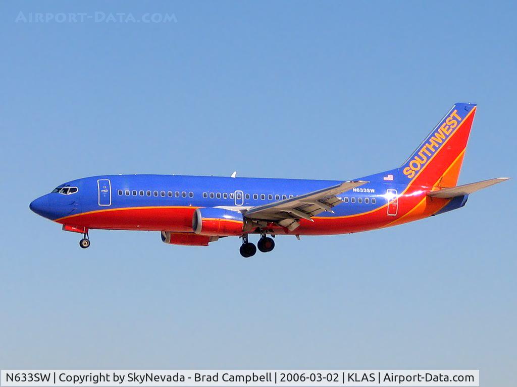 N633SW, 1996 Boeing 737-3H4 C/N 27936, Southwest Airlines / 1996 Boeing 737-3H4