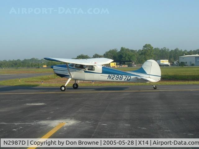 N2987D, 1955 Cessna 170B C/N 26930, At LaBelle Municipal Airport - LaBelle, Fl (X14)