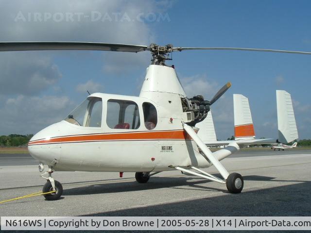 N616WS, 1965 Air & Space America Inc 18A C/N 18-43, 1965 Air & Space America 18A Rotorcraft at LaBelle Municipal Airport - LaBelle, Fl.