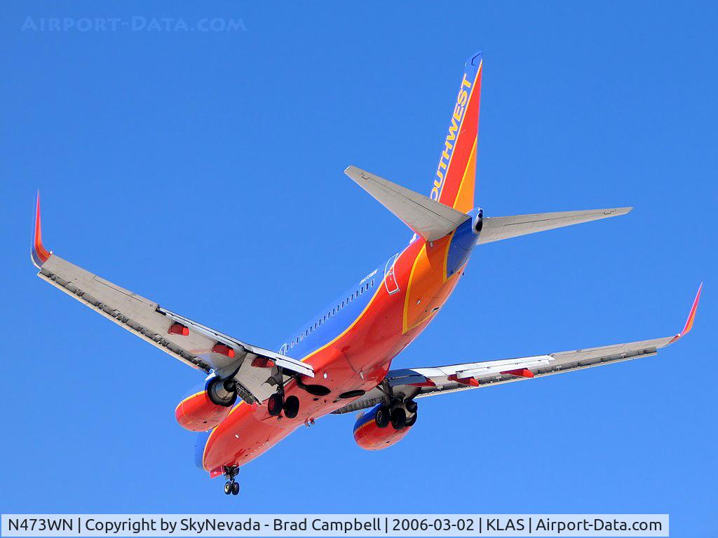 N473WN, 2004 Boeing 737-7H4 C/N 33832, Southwest Airlines / 2004 Boeing 737-7H4