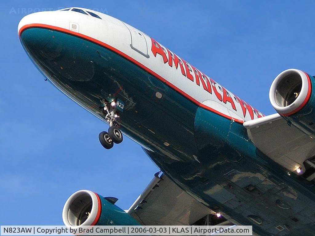 N823AW, 2001 Airbus A319-132 C/N 1463, America West Airlines / 2001 Airbus Industrie A319-132