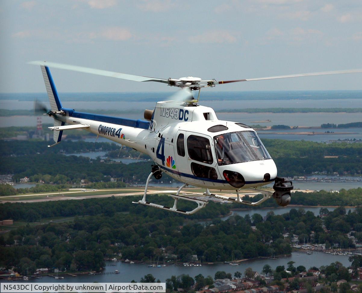 N543DC, 1990 Aerospatiale AS-350B Ecureuil C/N 2422, NBC Channel4 Chopper