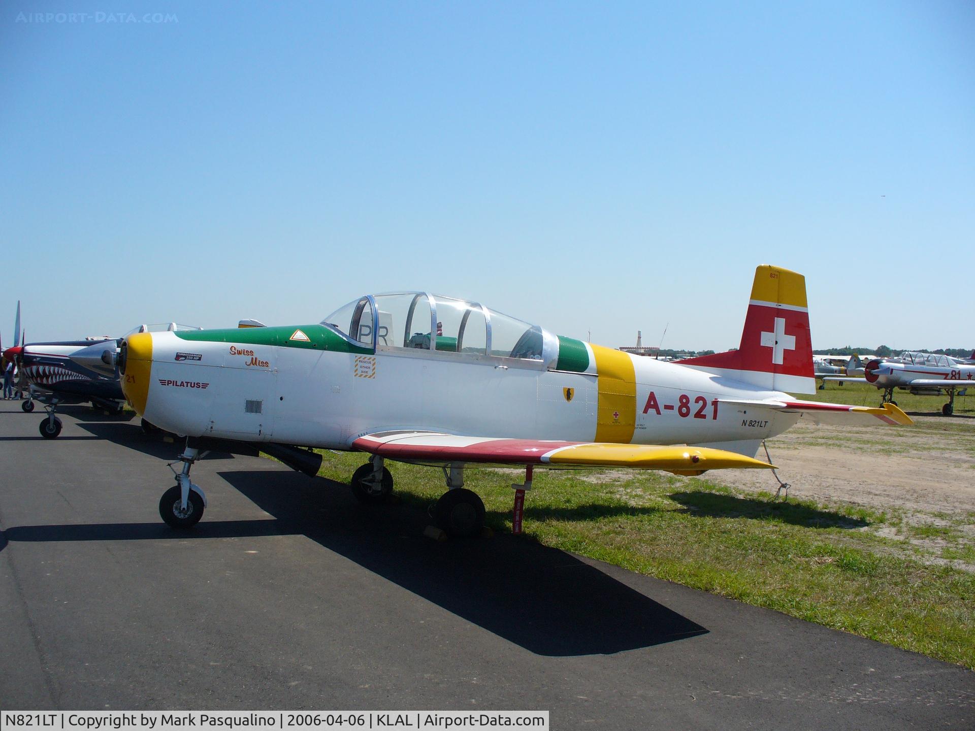N821LT, 1958 Pilatus P3-05 C/N 459-8, Pilatus P3-05