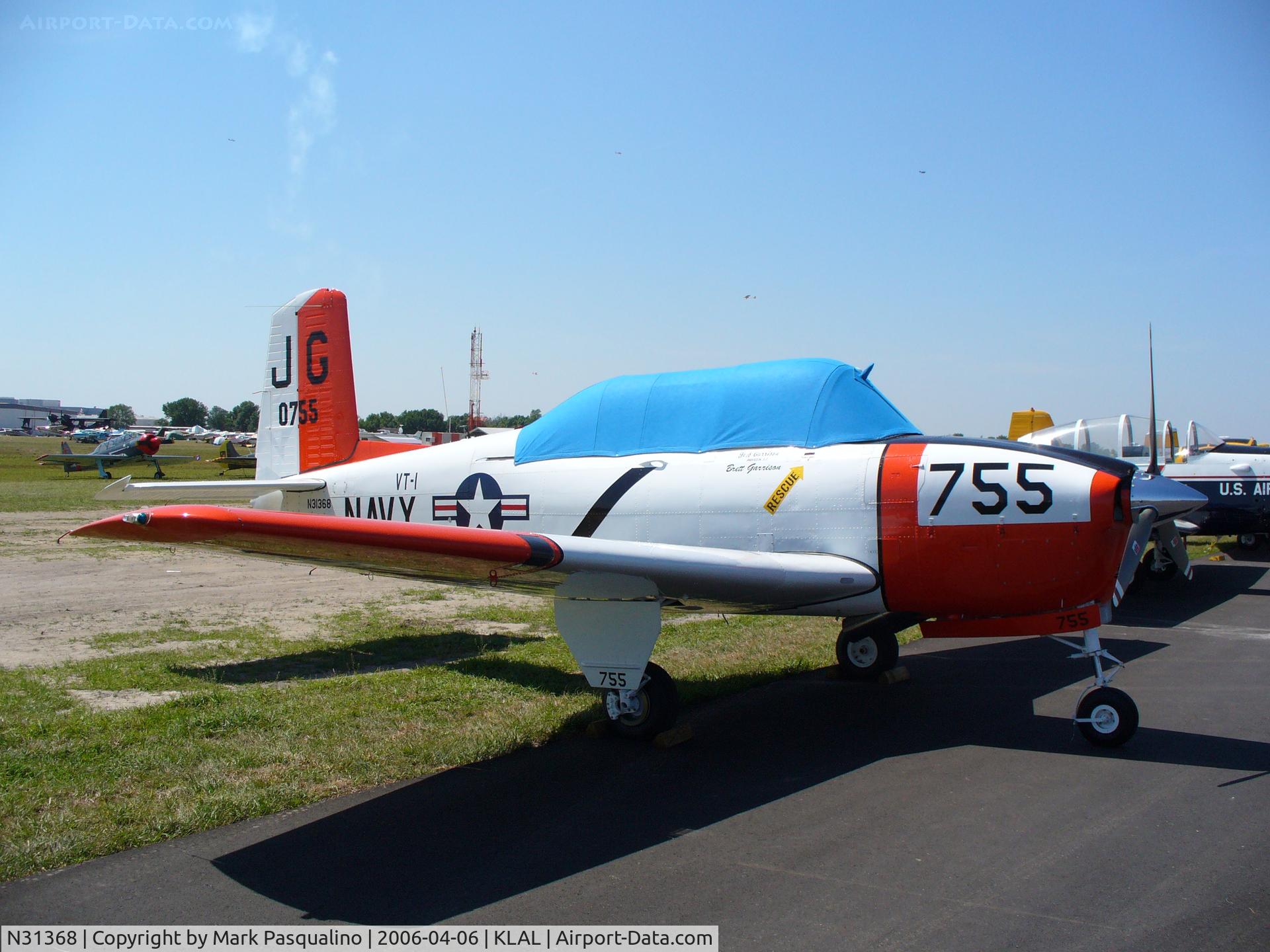 N31368, 1955 Beech T-34B Mentor C/N 140755, Beech T-34B