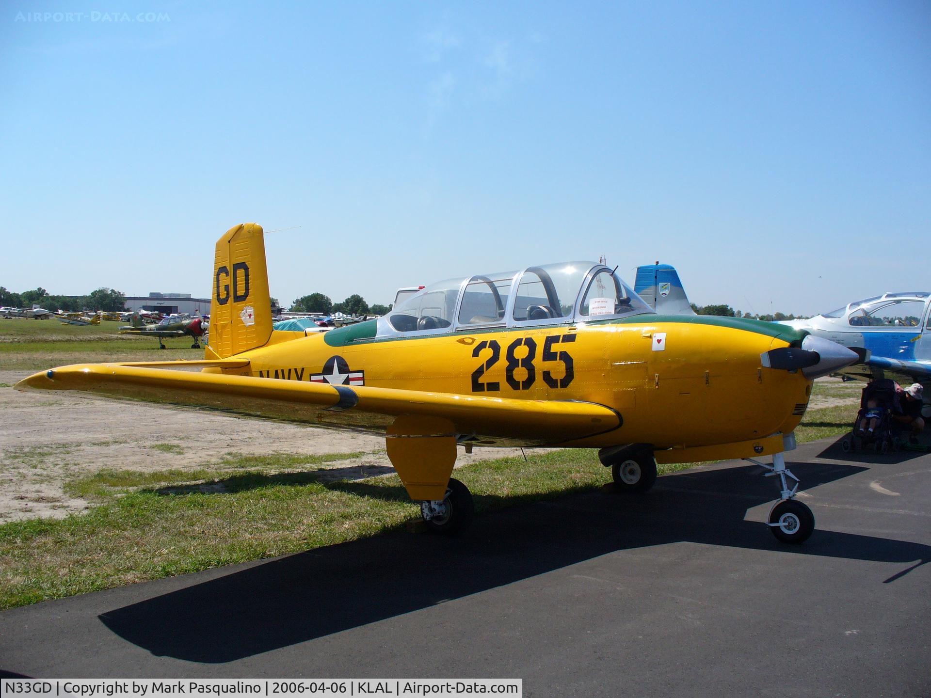 N33GD, 1976 Beech-nogle D-45 C/N CN-1, Beech T-34B