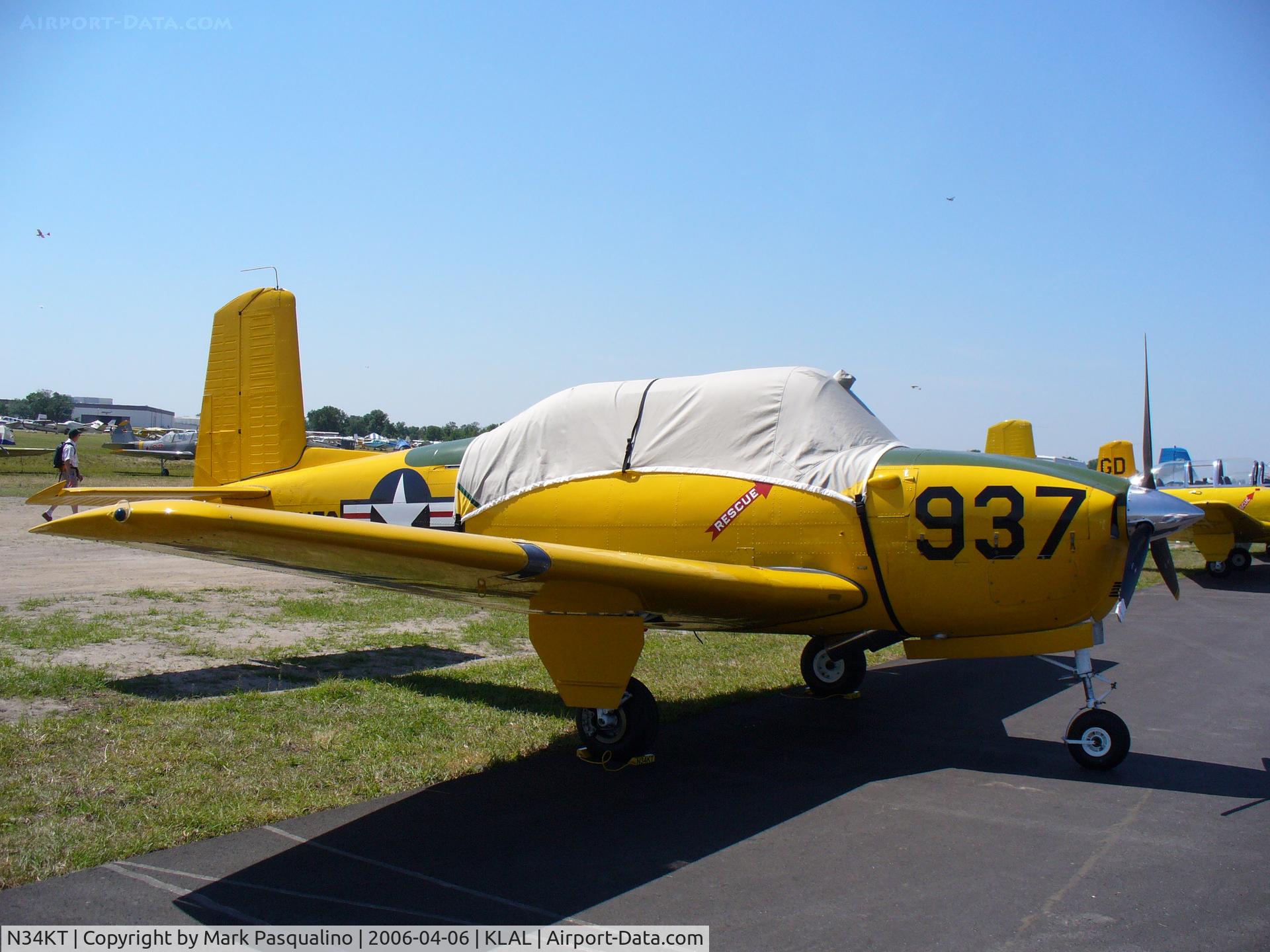 N34KT, 1956 Beech D-45 Mentor C/N BG-271, Beech T-34B