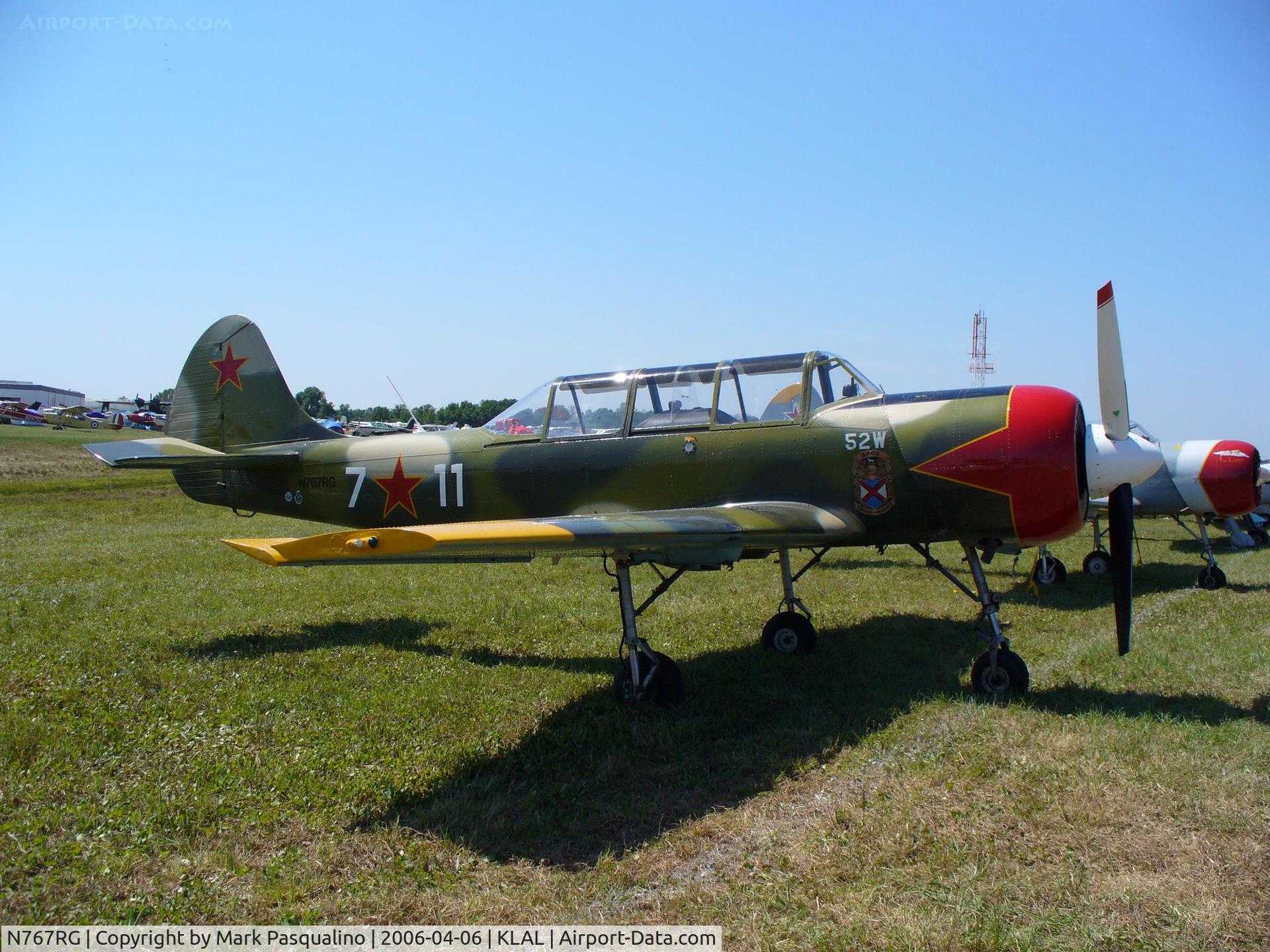 N767RG, 2000 Yakovlev (Aerostar) Yak-52W C/N 0012208, YAK-52W