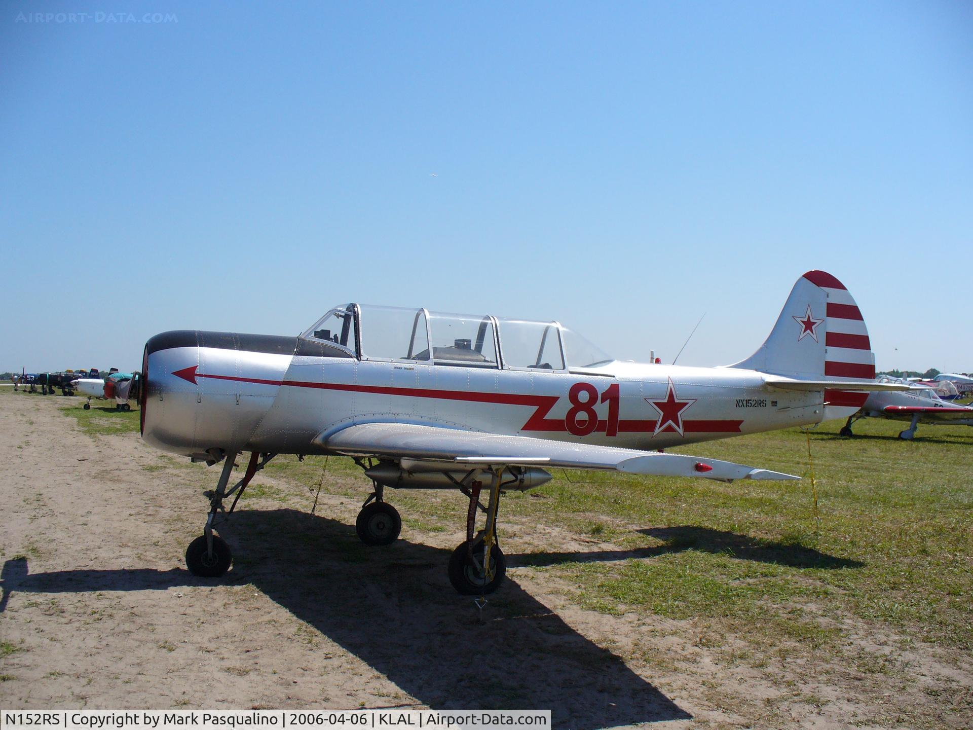 N152RS, 1985 Yakovlev Yak-52 C/N 855711, YAK-52