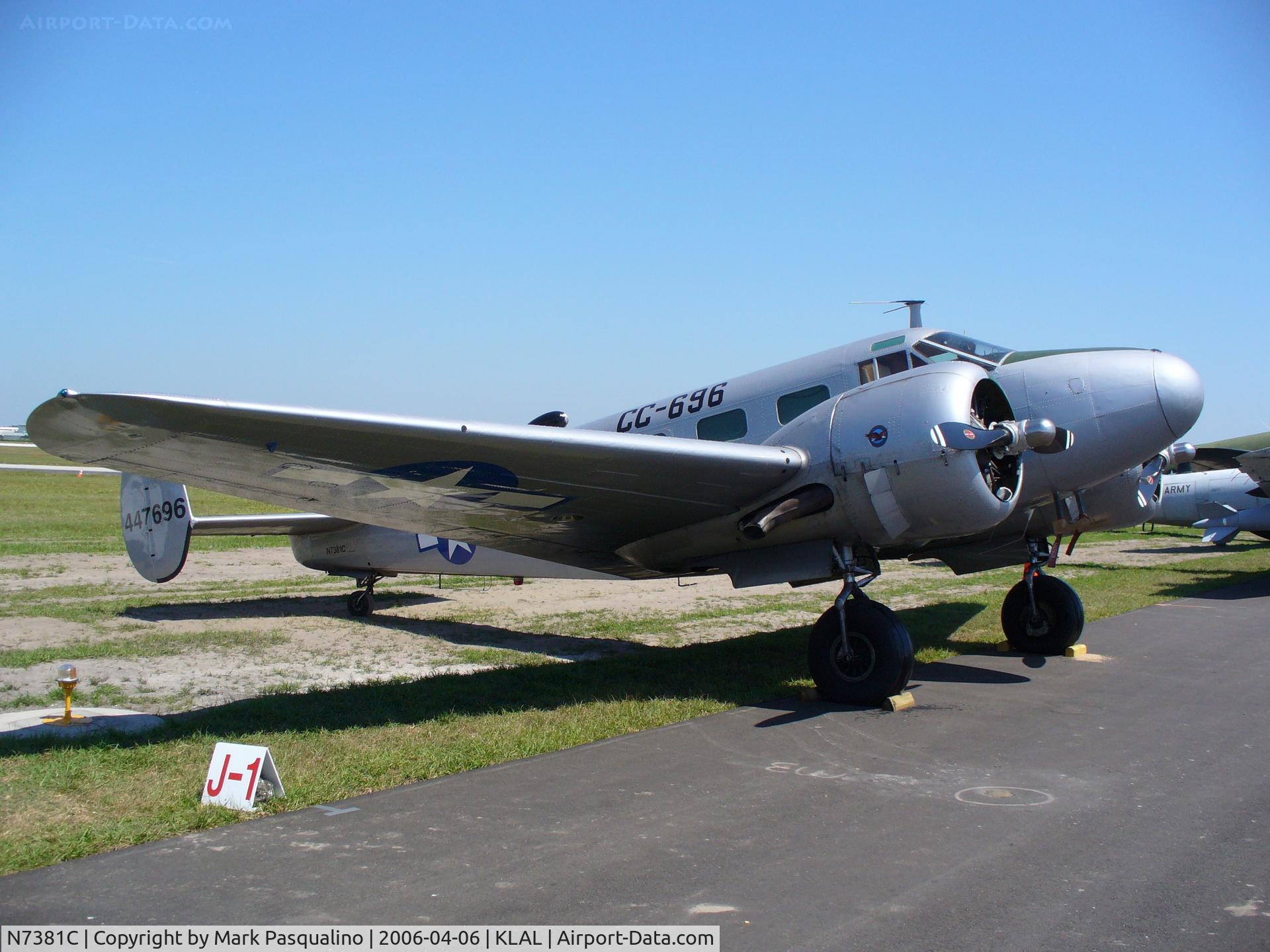 N7381C, 1944 Beech C18S C/N 8104, BeechC18S