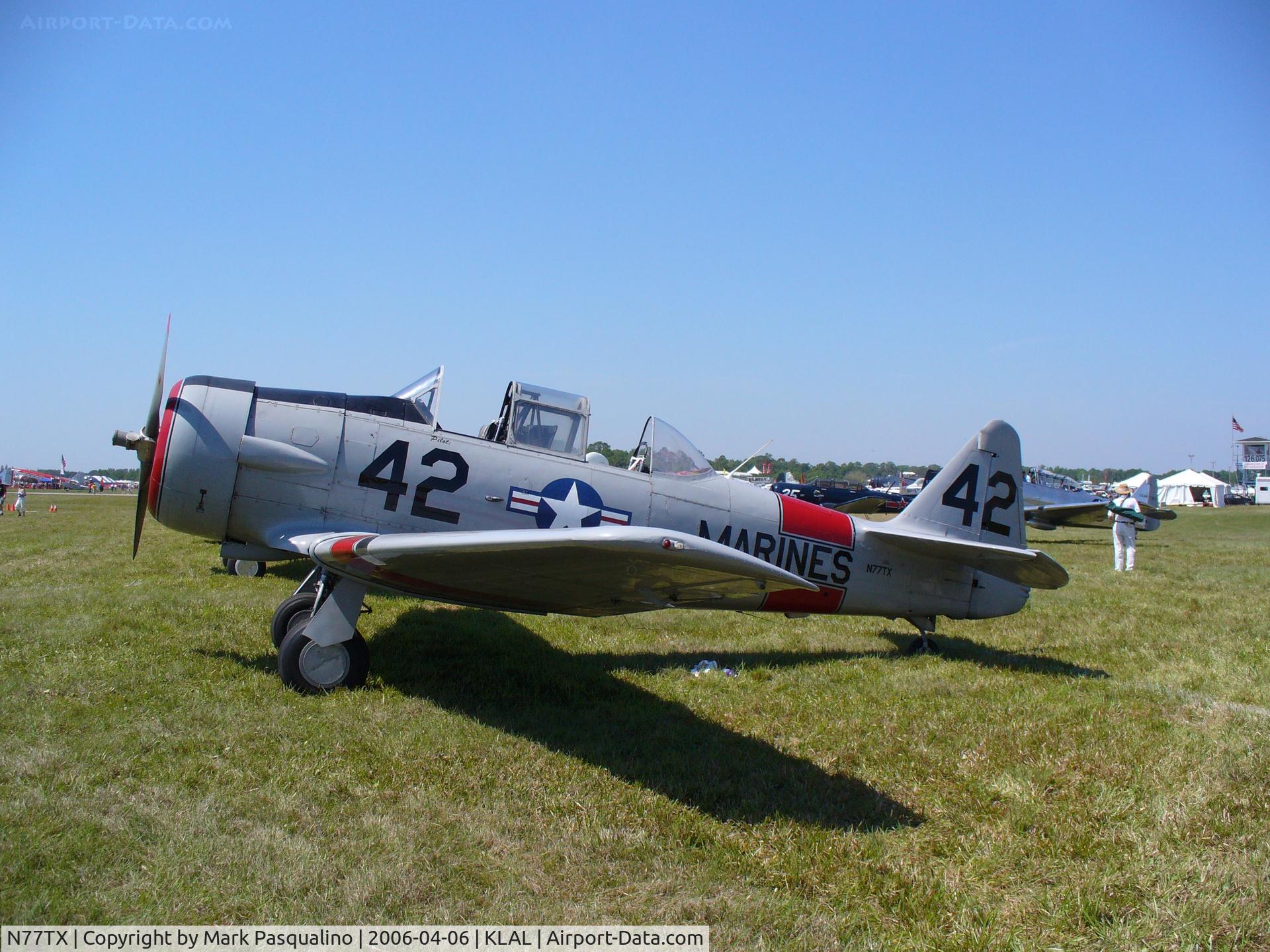 N77TX, North American AT-6A Texan C/N 78-6698, AT-6