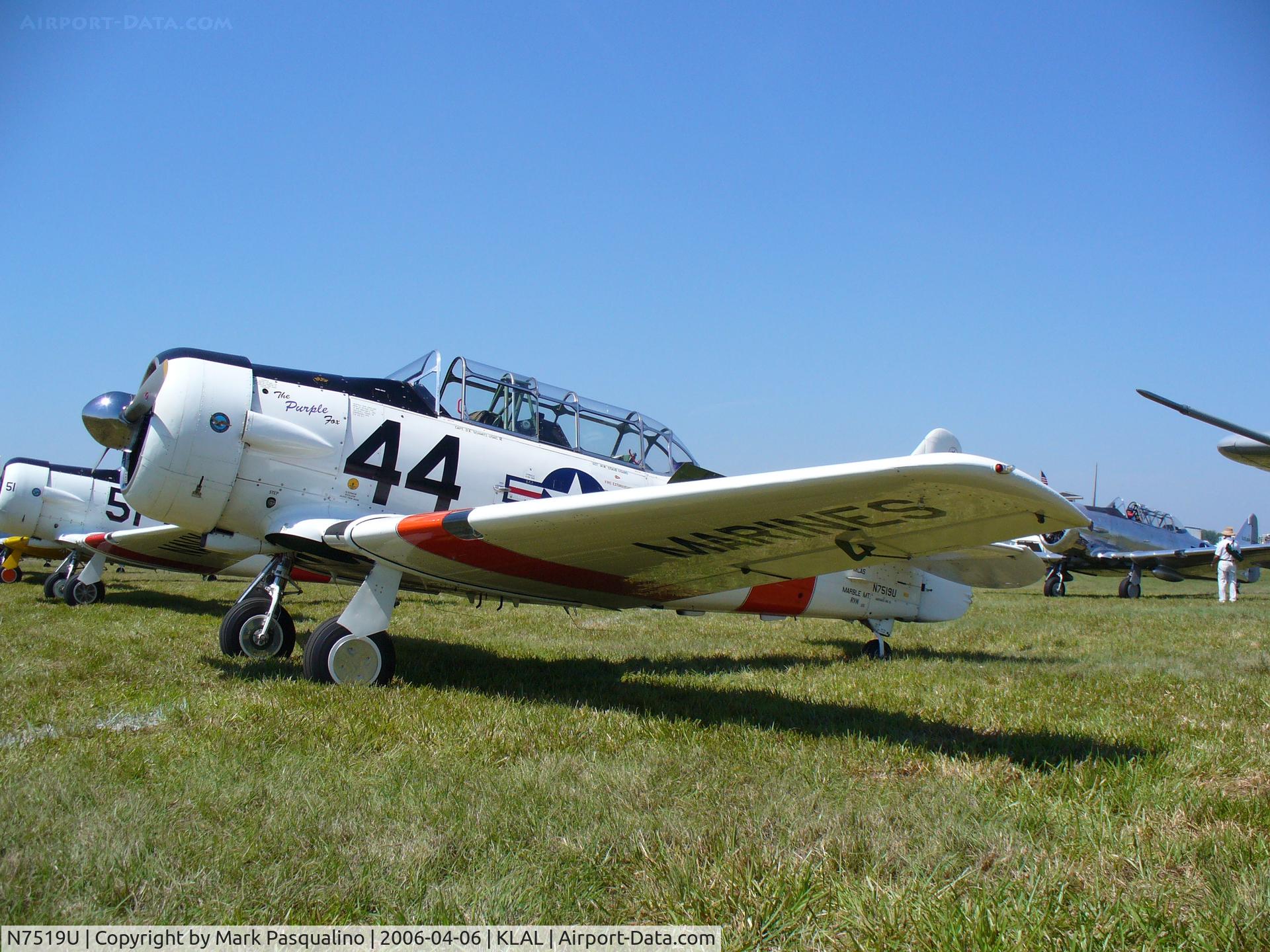 N7519U, 1952 Canadian Car & Foundry Harvard MK IV C/N CCF4-237, Harvard MK IV