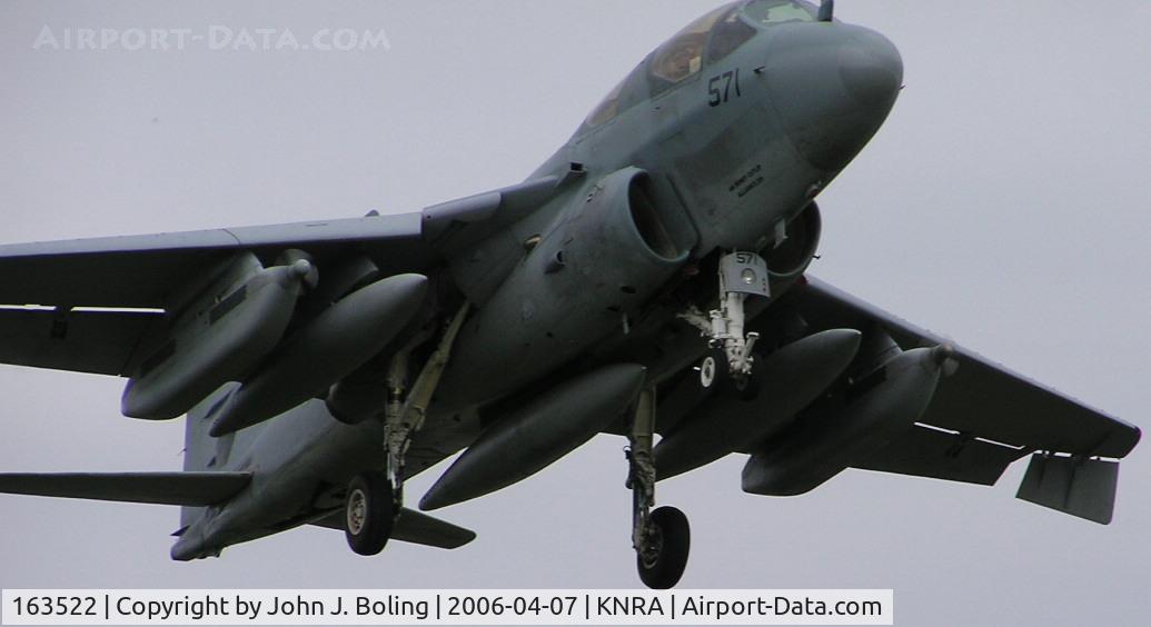 163522, Grumman EA-6B Prowler C/N P-149, EA-6B on final to OLF Coupevisse