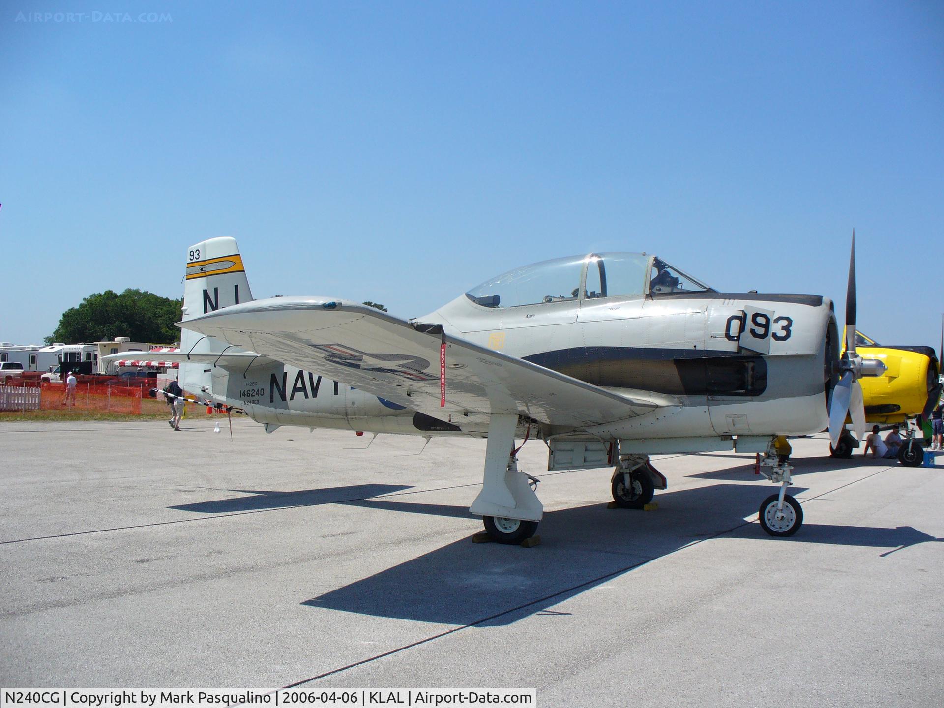 N240CG, North American T-28C Trojan C/N 252-3 (146240), T-28