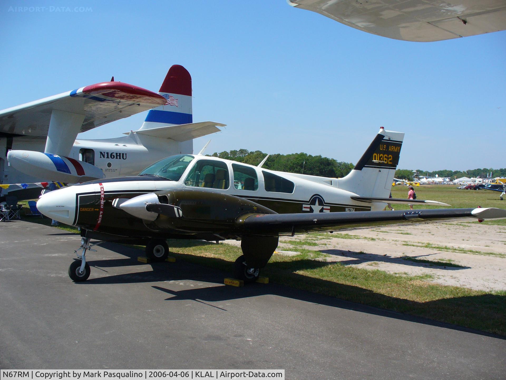 N67RM, Beech 95-B55 Baron Baron C/N TC-1362, Beech T-42A