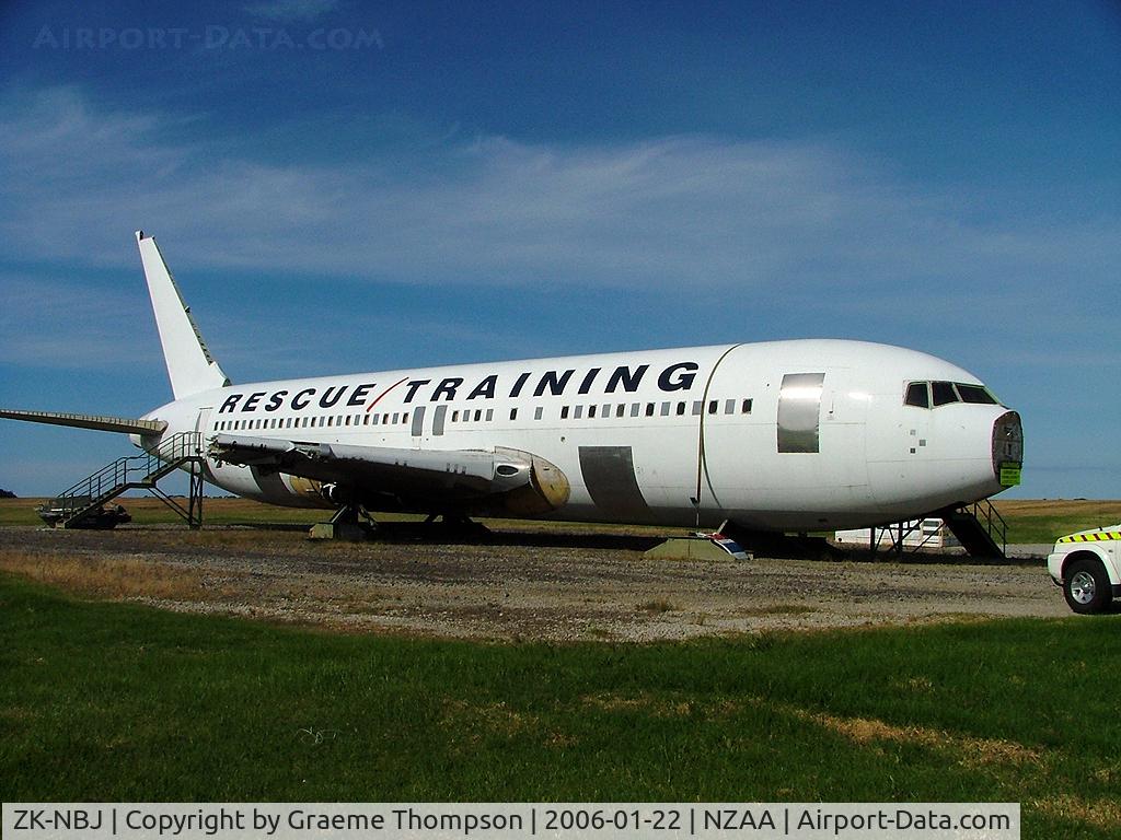 ZK-NBJ, 1984 Boeing 767-204/ER C/N 23250, The final resting place, south of the threshold of rwy 23L, for a once fine aircraft of Air New Zealand. Still serving aviation.