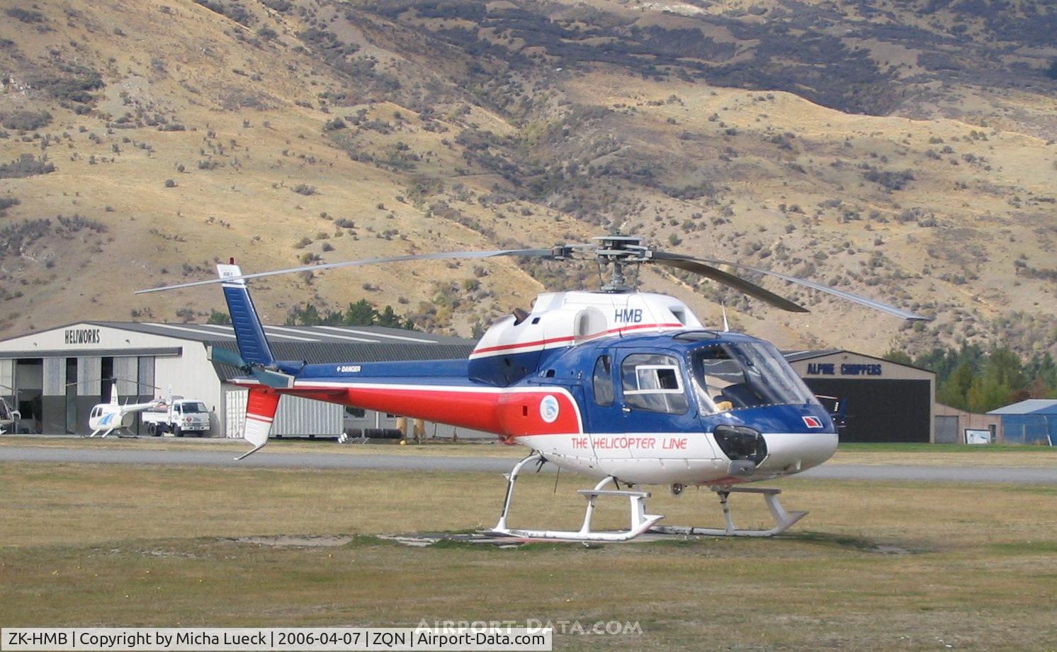 ZK-HMB, Aerospatiale AS-355F-1 Ecureuil 2 C/N 5016, The Helicopter Line in Queenstown