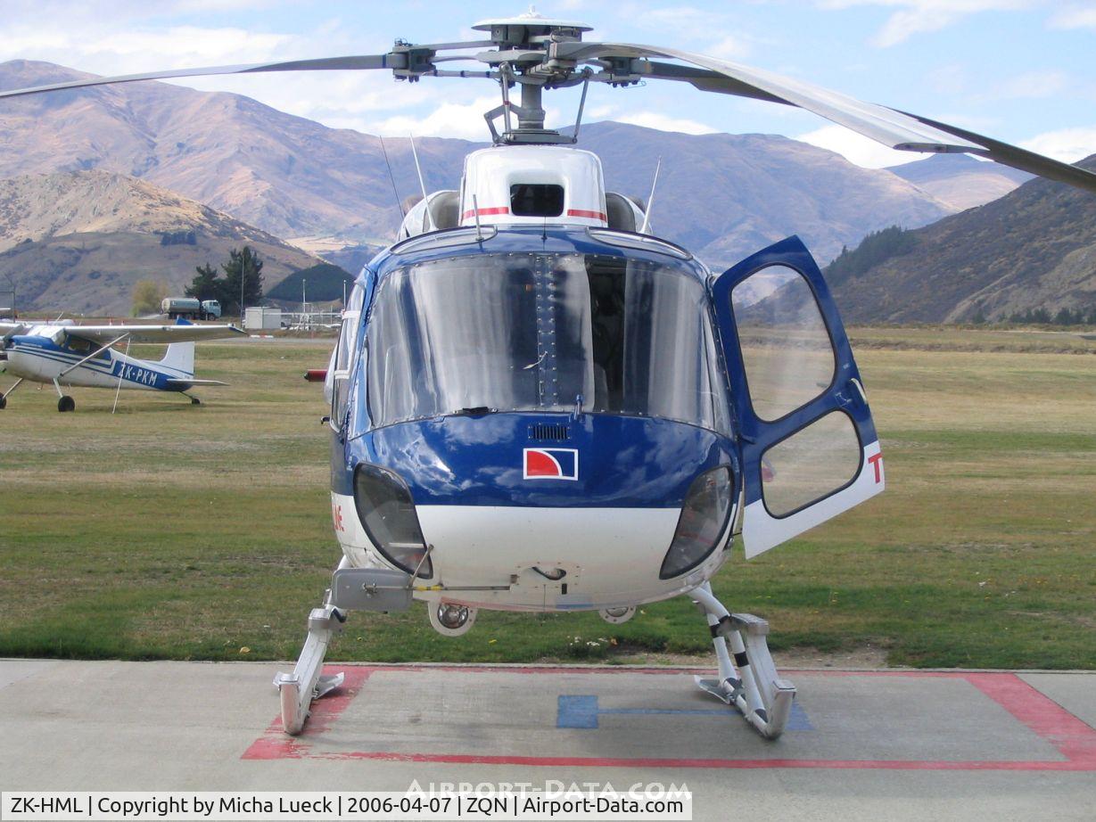 ZK-HML, Aerospatiale AS-355F-1 Ecureuil 2 C/N 5032, The Helicopter Line in Queenstown