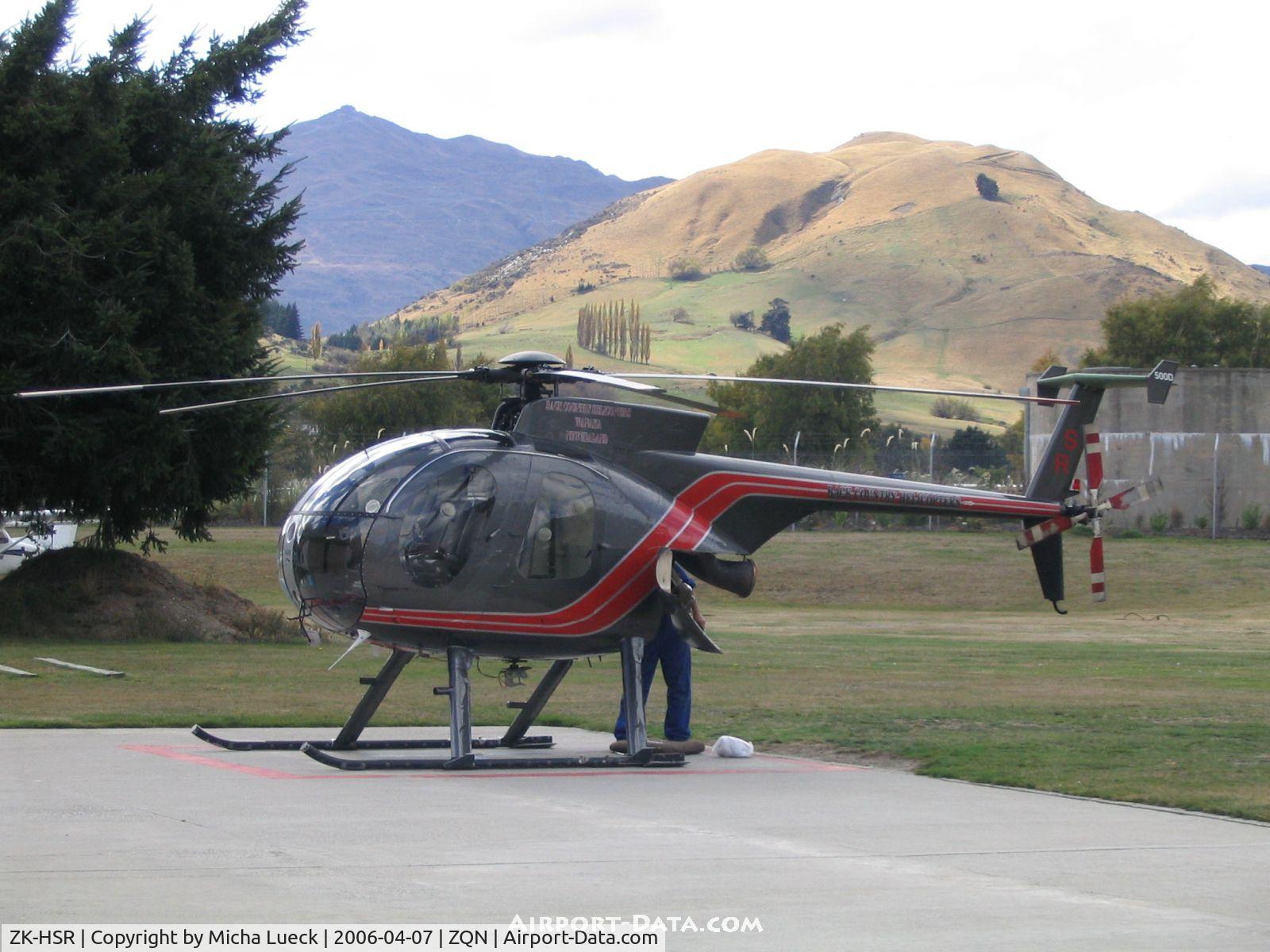 ZK-HSR, Hughes 369D C/N 1160024D, In Queenstown