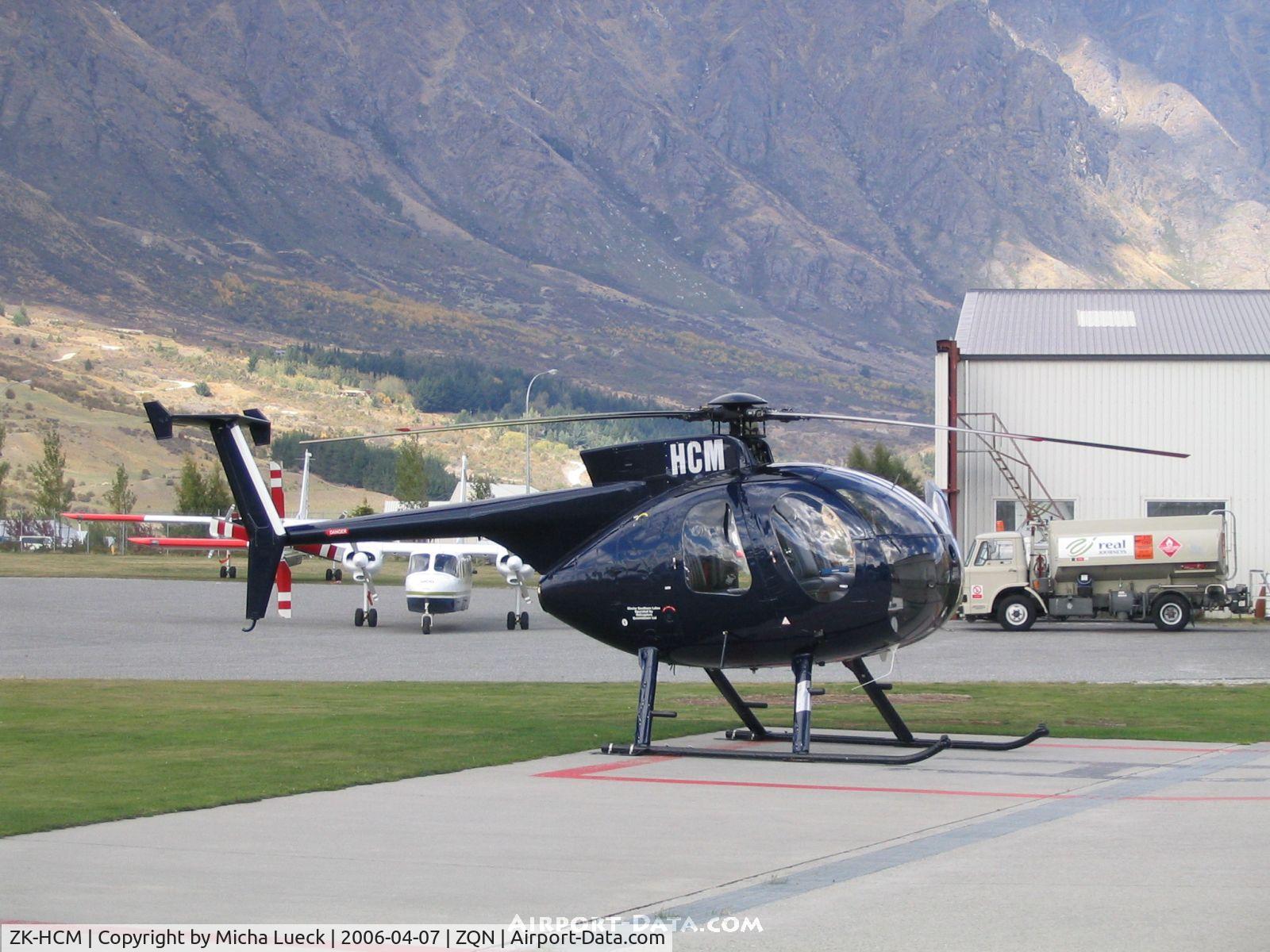 ZK-HCM, Hughes (Kawasaki) 369D C/N 6708, Parked in Queenstown
