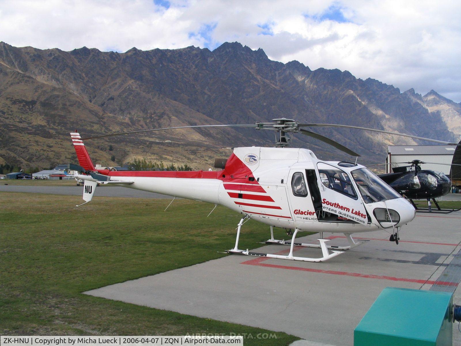ZK-HNU, Aerospatiale AS-350BA Ecureuil C/N 1120, Glacier Southern Lakes Helicopters Queenstown