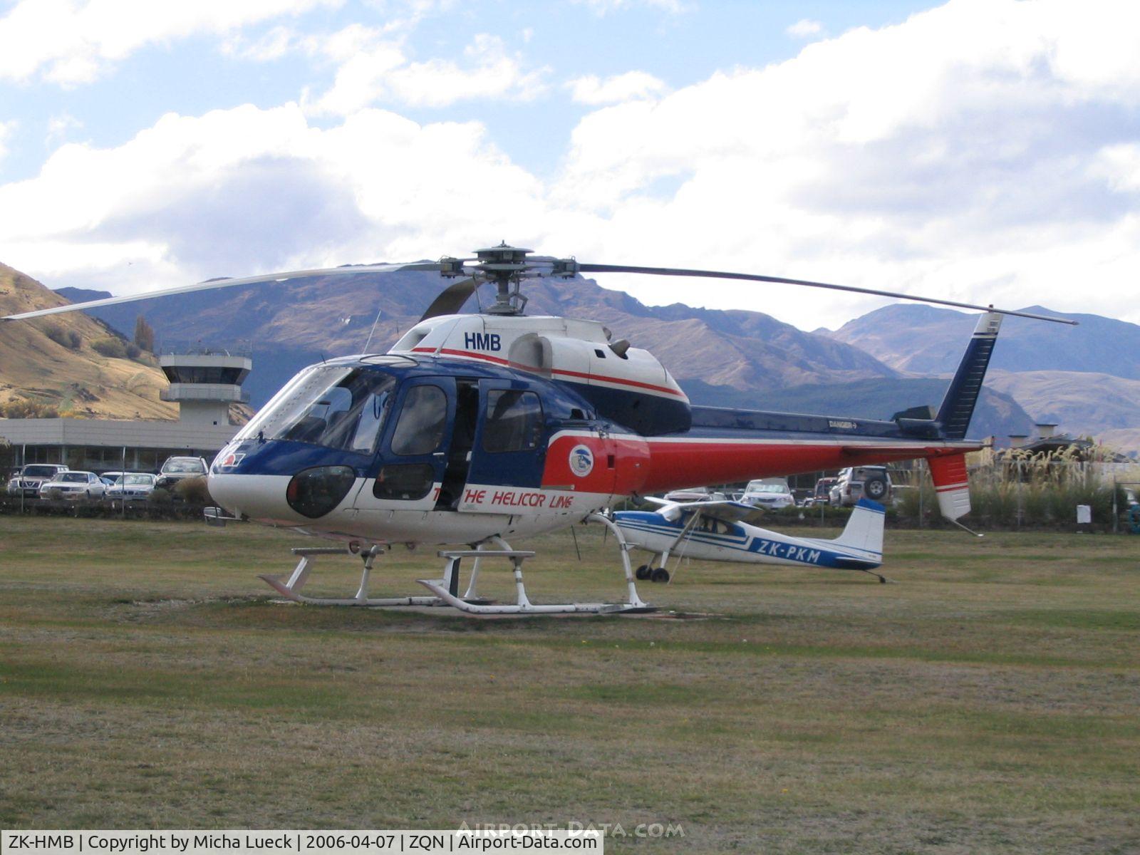ZK-HMB, Aerospatiale AS-355F-1 Ecureuil 2 C/N 5016, The Helicopter Line in Queenstown