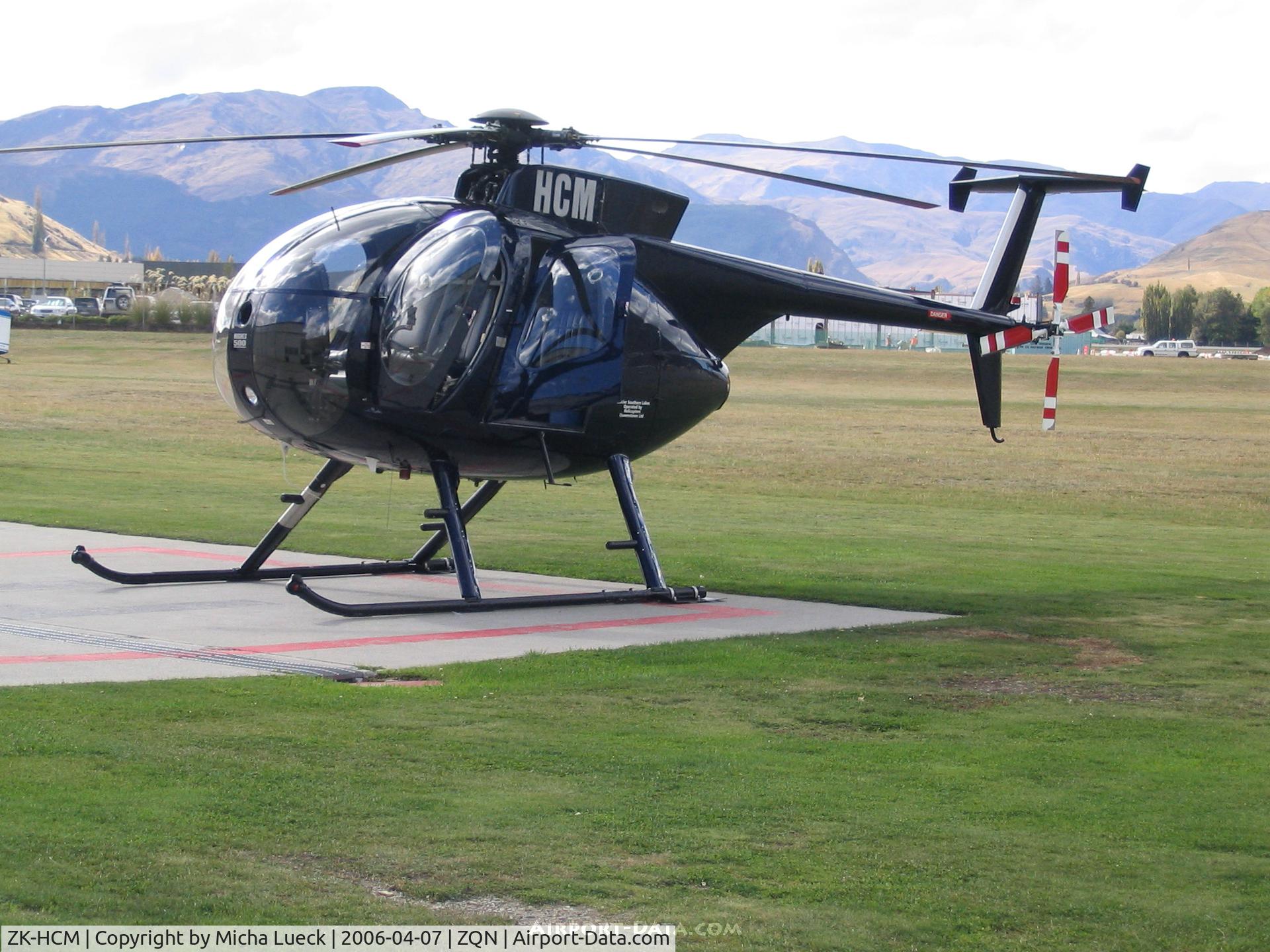 ZK-HCM, Hughes (Kawasaki) 369D C/N 6708, A Black Beauty in Queenstown