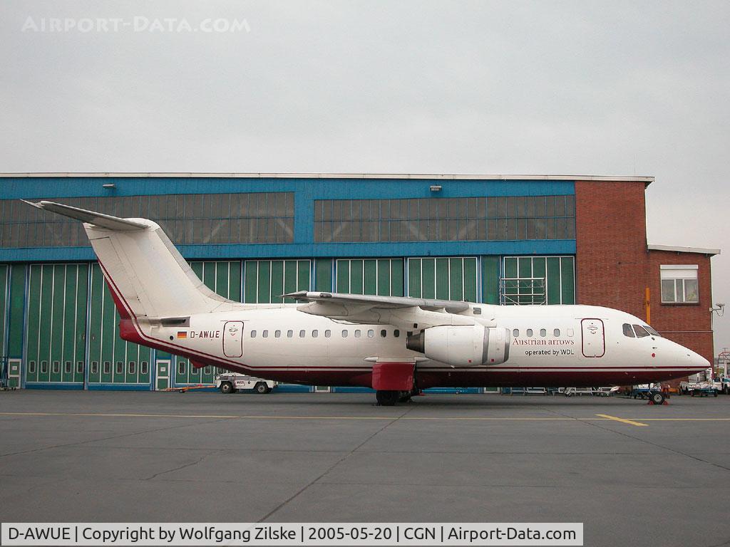 D-AWUE, 1986 British Aerospace BAe.146-200 C/N E2050, short lease