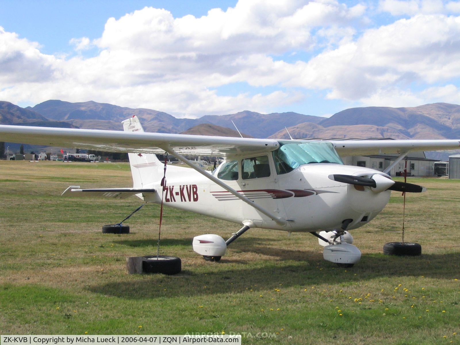 ZK-KVB, Cessna 172N C/N 17268887, At Queenstown