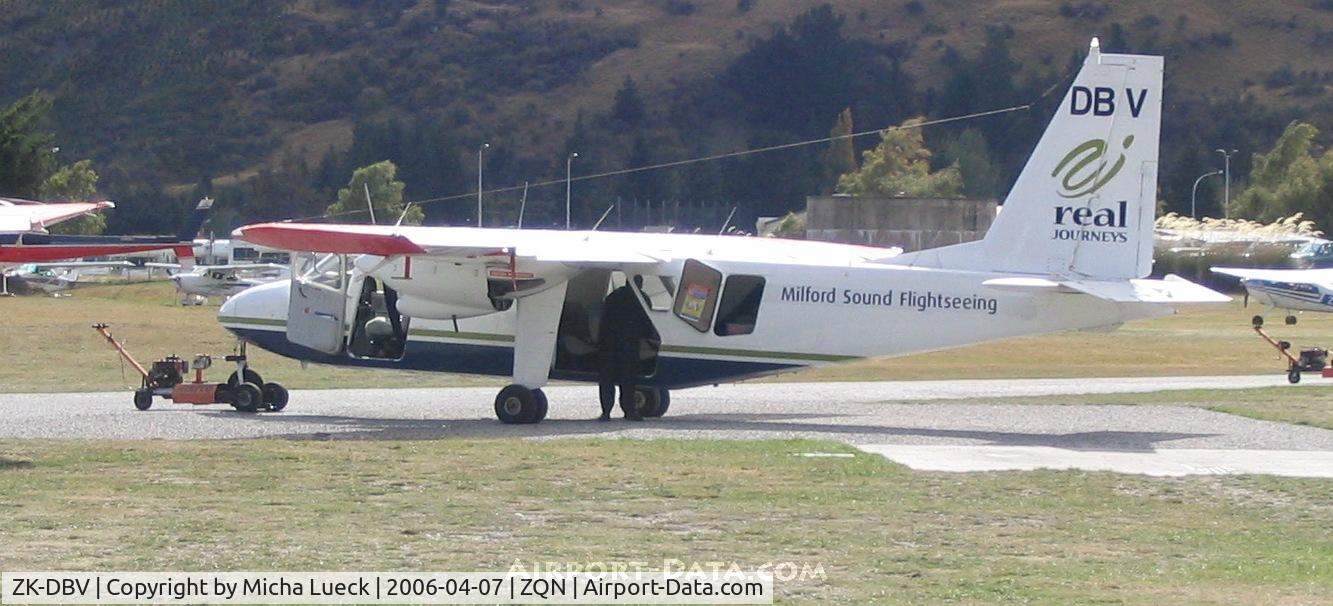 ZK-DBV, 1970 Britten-Norman BN-2A Islander C/N 164, Milford Sound Flightseeing