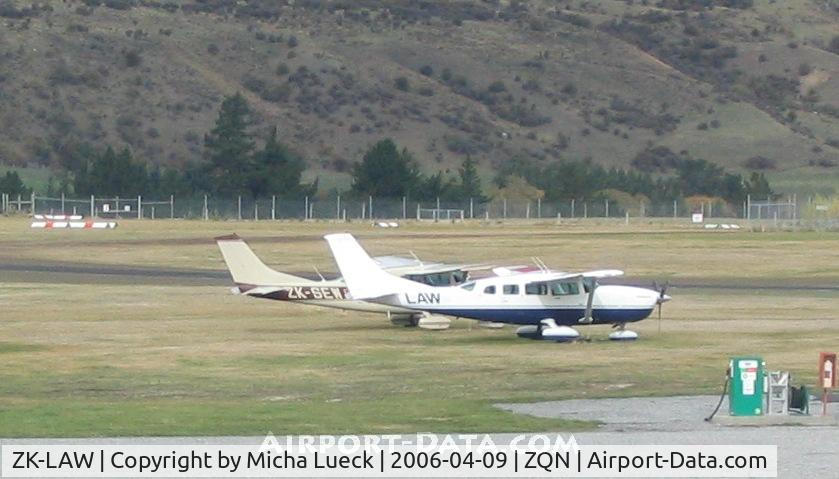ZK-LAW, Cessna 207A Stationair 8 II C/N 20700723, ZK-LAW and ZK-SEW at Queenstown