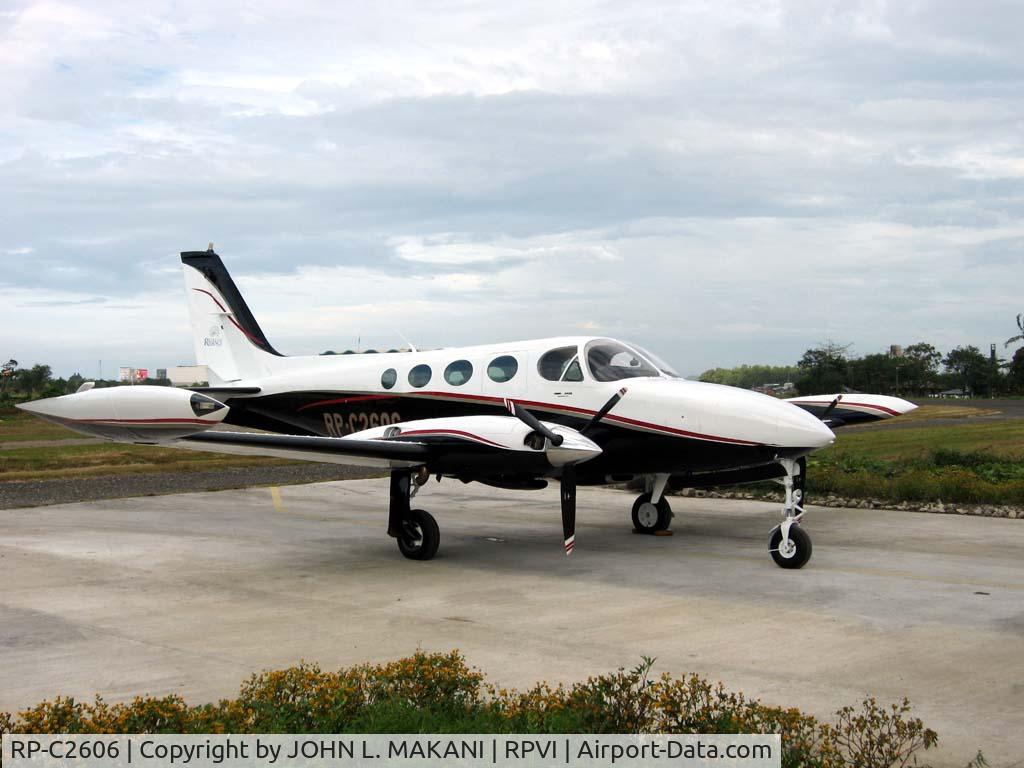 RP-C2606, 1977 Cessna 340A C/N 340A0286, ex N36SC after a repaint and registered to Philippine registry as RP-C2606
